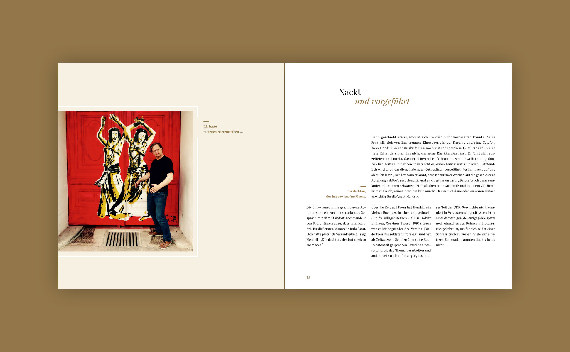 Buch Template: Layout-Beispiel 3, Doppelinnenseite Ansicht 4