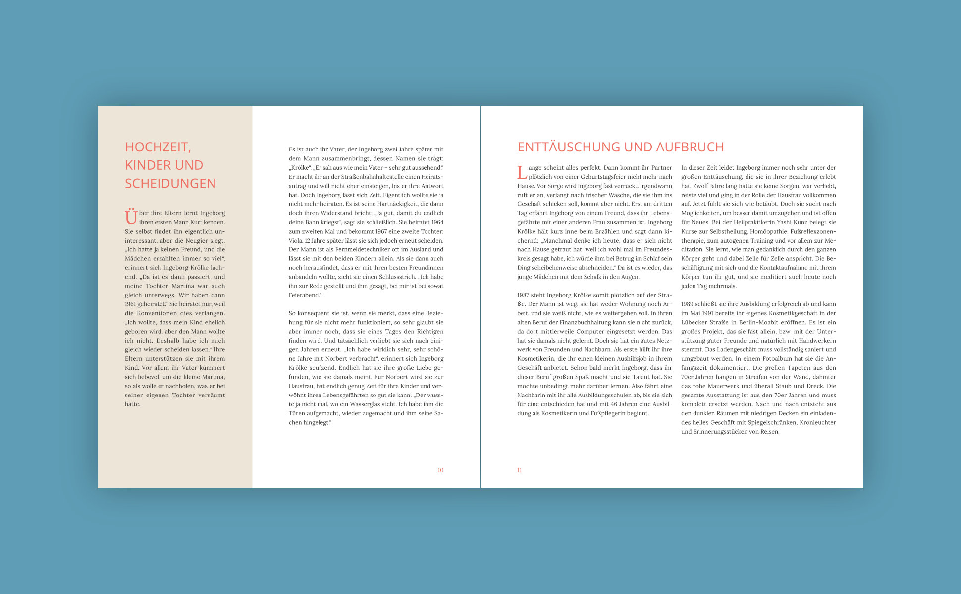 Buch Template: Layout-Beispiel 2, Doppelinnenseite Ansicht 3