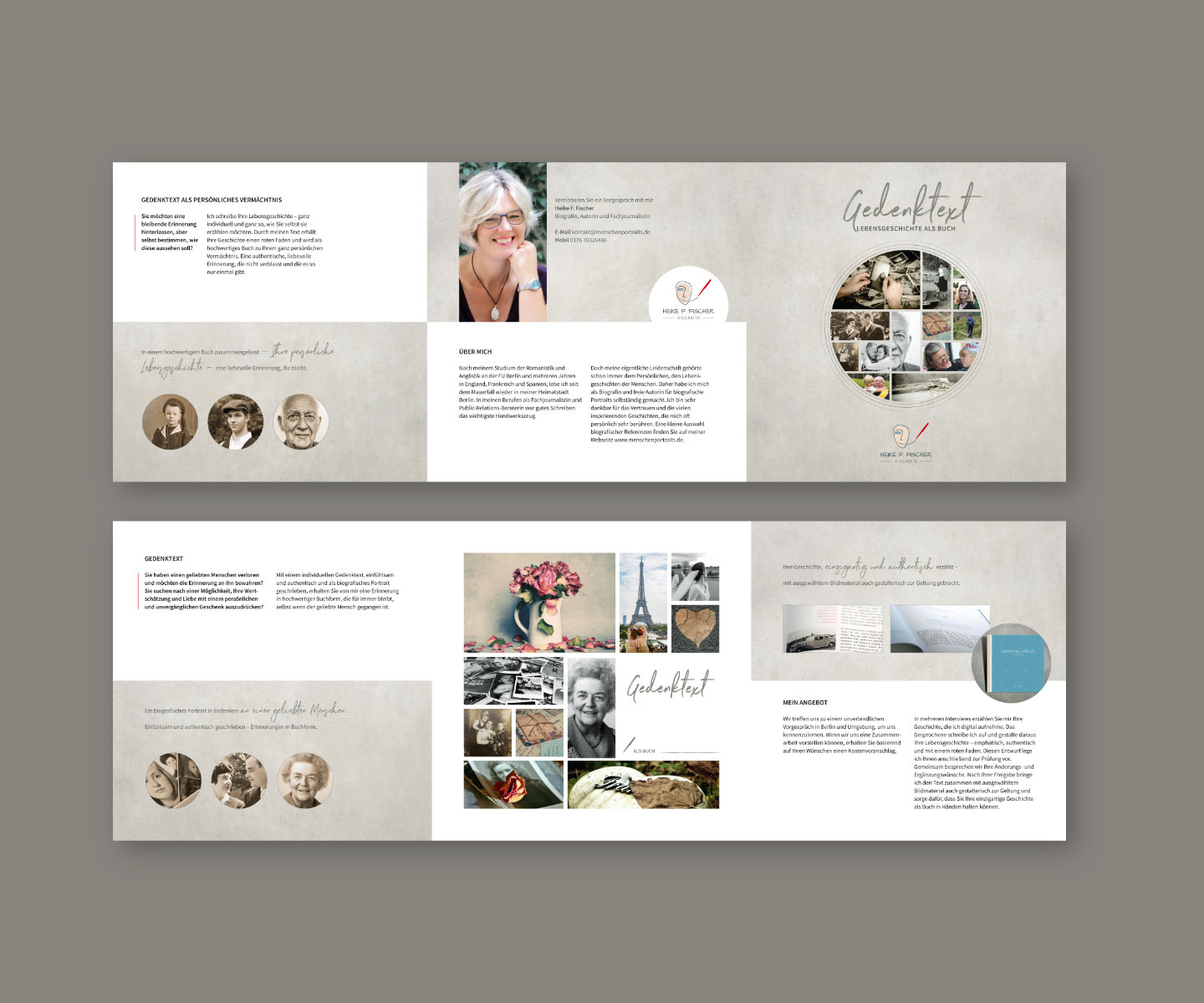 Heike F. Fischer – Flyer Nachrufe